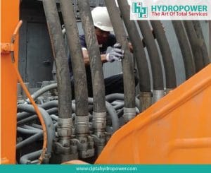 cara kerja hidrolik excavator